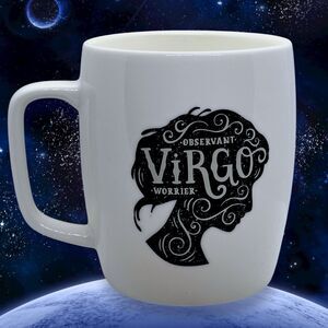 Threshold Virgo Zodiac Sign Coffee Mug - Observant Worrier 16 oz